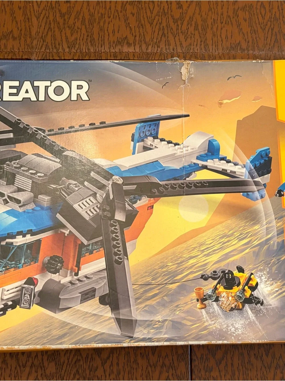 Lego Creator Blue and Orange Seaplane & Rescue Build 31096